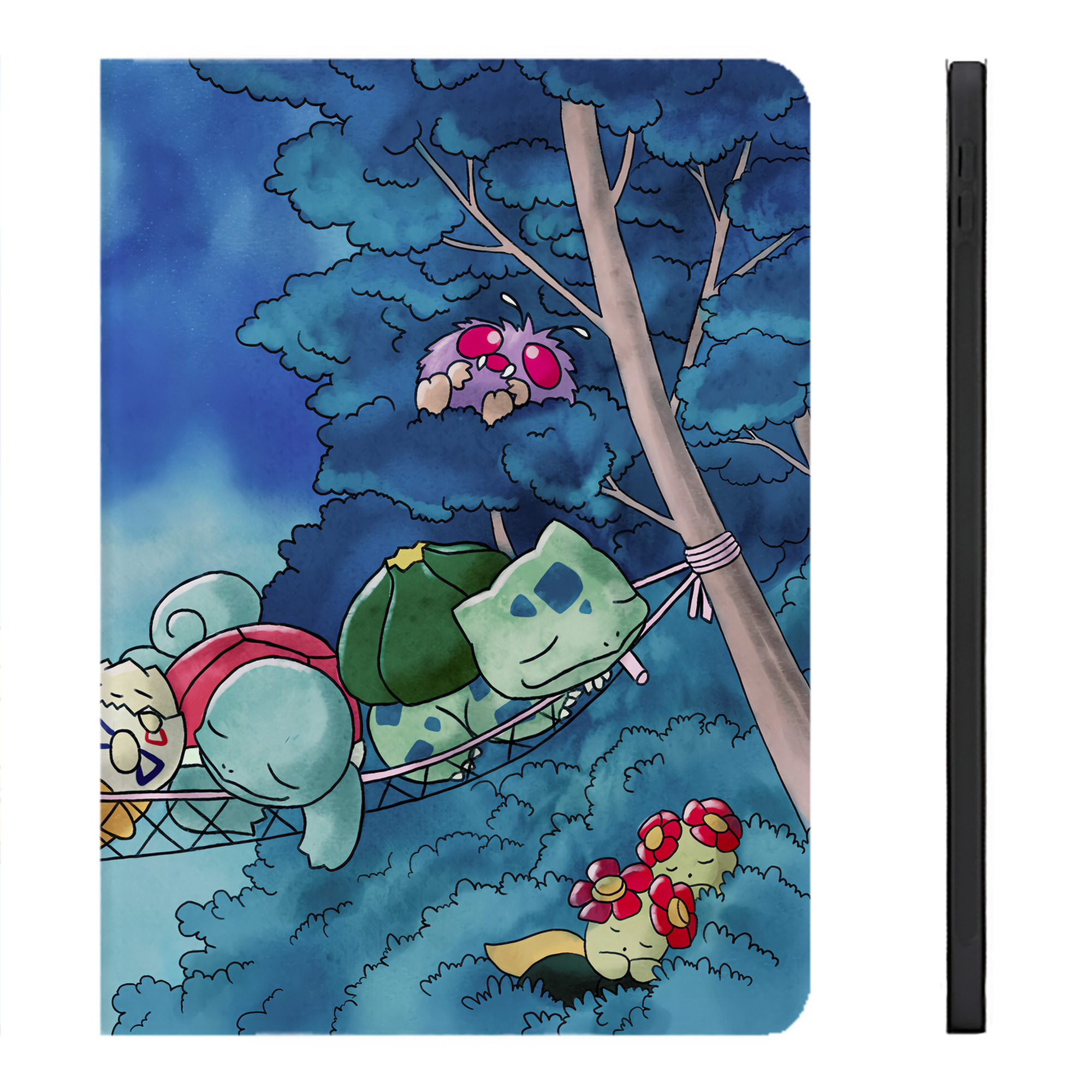 （画像用） ポケットモンスター Pokémon IPadケース ペンホルダー付き ブックスタイルデザイン
